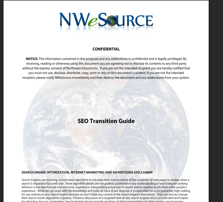 SEO Transition Guide